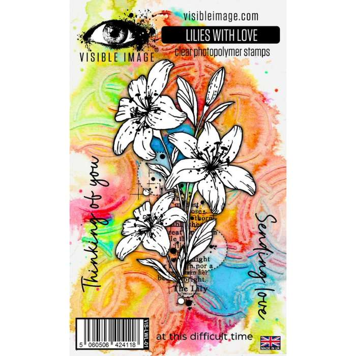 Visible Image Lilies With Love stamp set